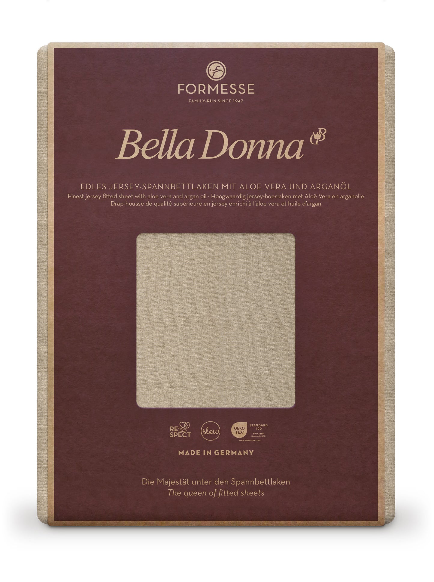 Formesse Bella-Donna Jersey Spannbettlaken 0711 champagner