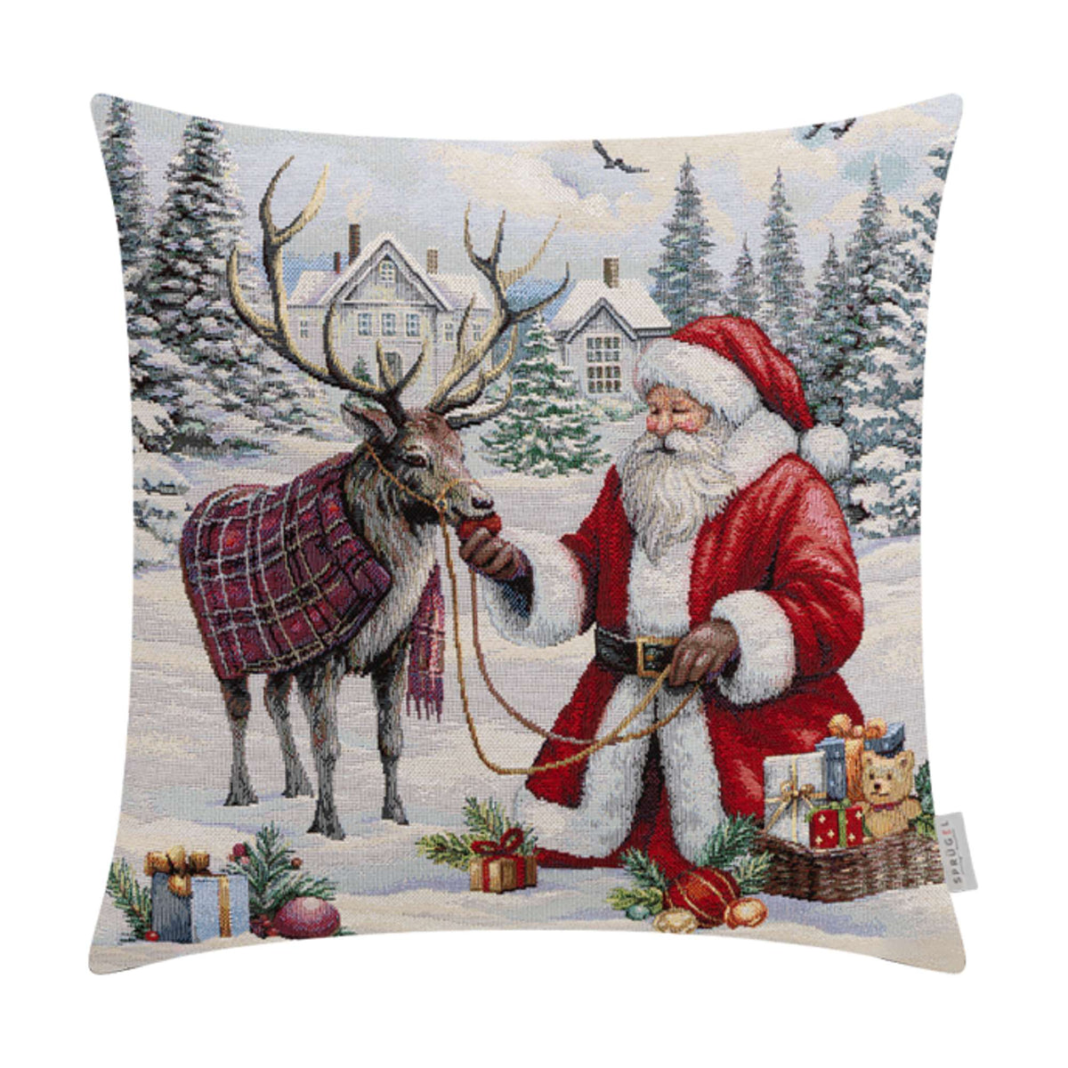 Sprügel Kissenbezug Holy Santa Nikolaus 45x45 cm