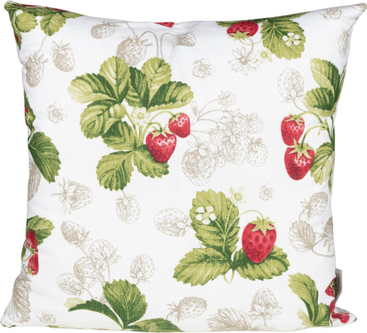 Sprügel Naira Strawberry Kissenbezug 50x50 cm beige bunt
