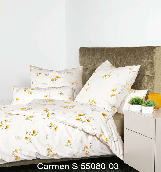 Janine Interlock-Jersey 155x220+80x80 (1St)Carmen S 55080 gelbgold