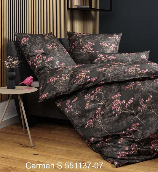 Janine Interlock-Jersey Bettwäsche CARMEN S 55113 braun pink