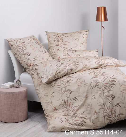 Janine Interlock-Jersey Bettwäsche CARMEN S 55114 - 04 mocha kupfer