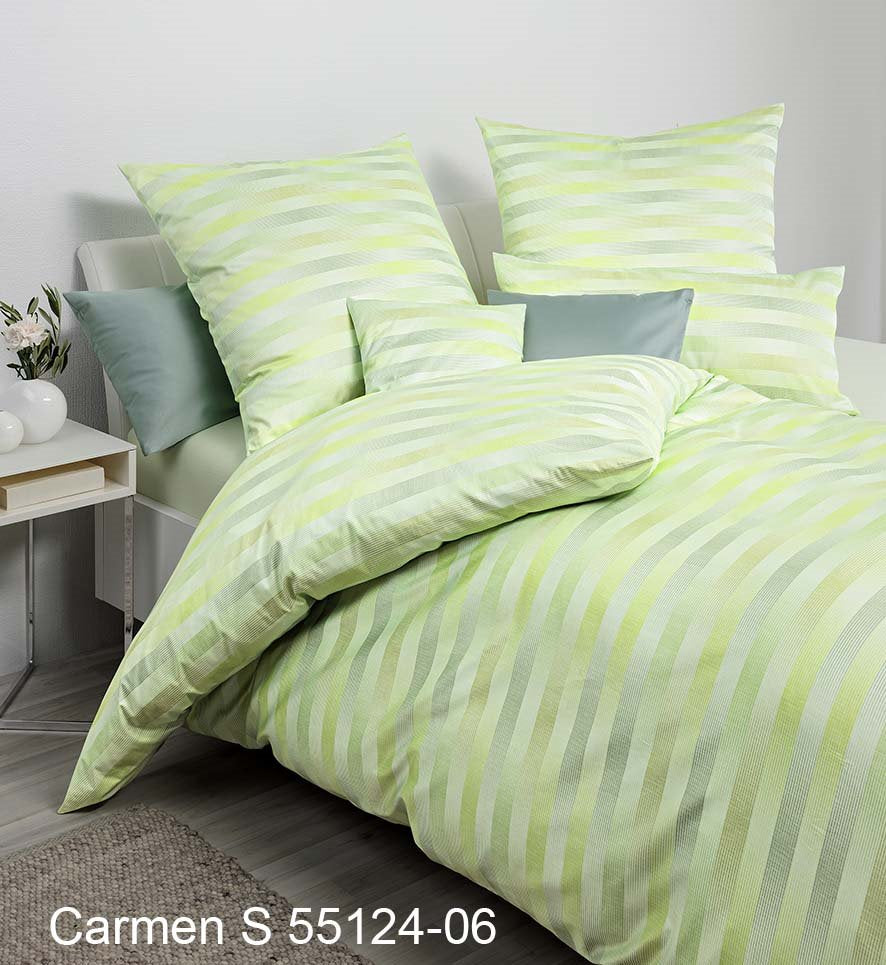 Janine Interlock-Jersey Bettwäsche CARMEN S 55124 grün