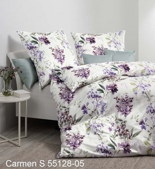 Janine Interlock-Jersey Bettwäsche CARMEN S 55128 lila beere
