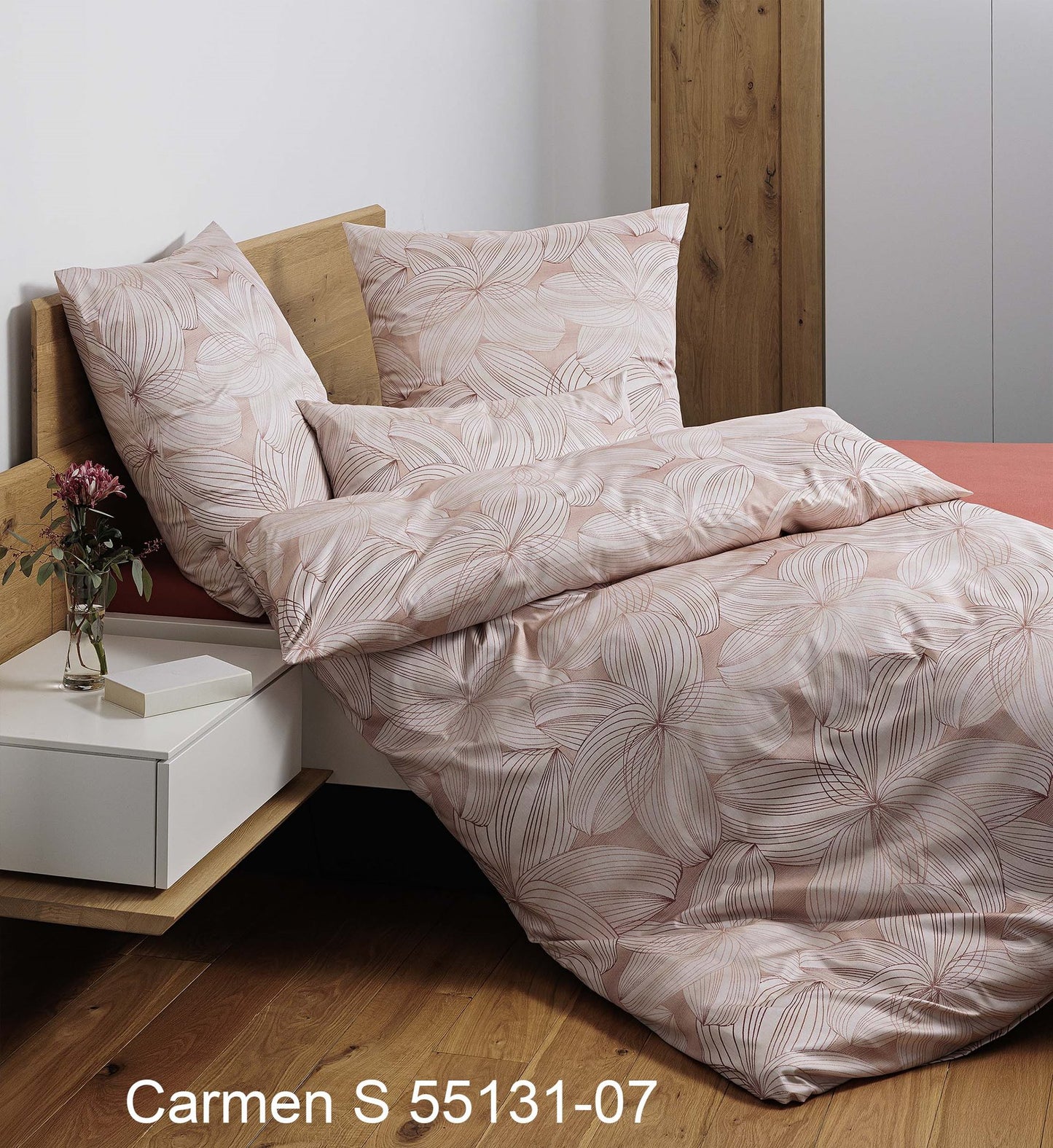 Janine Interlock-Jersey Bettwäsche CARMEN S 55131 sand taupe