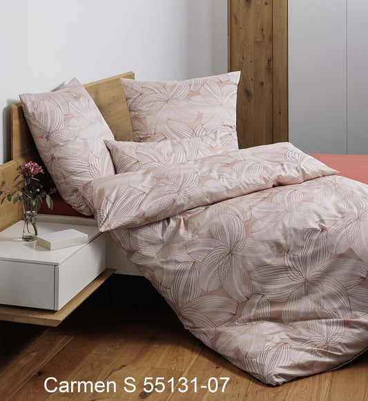 Janine Interlock-Jersey Bettwäsche CARMEN S 55131 sand taupe