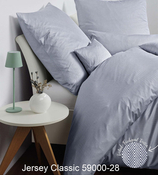 Janine Interlock-Jersey Bettwäsche JERSEY CLASSIC 59000 platin