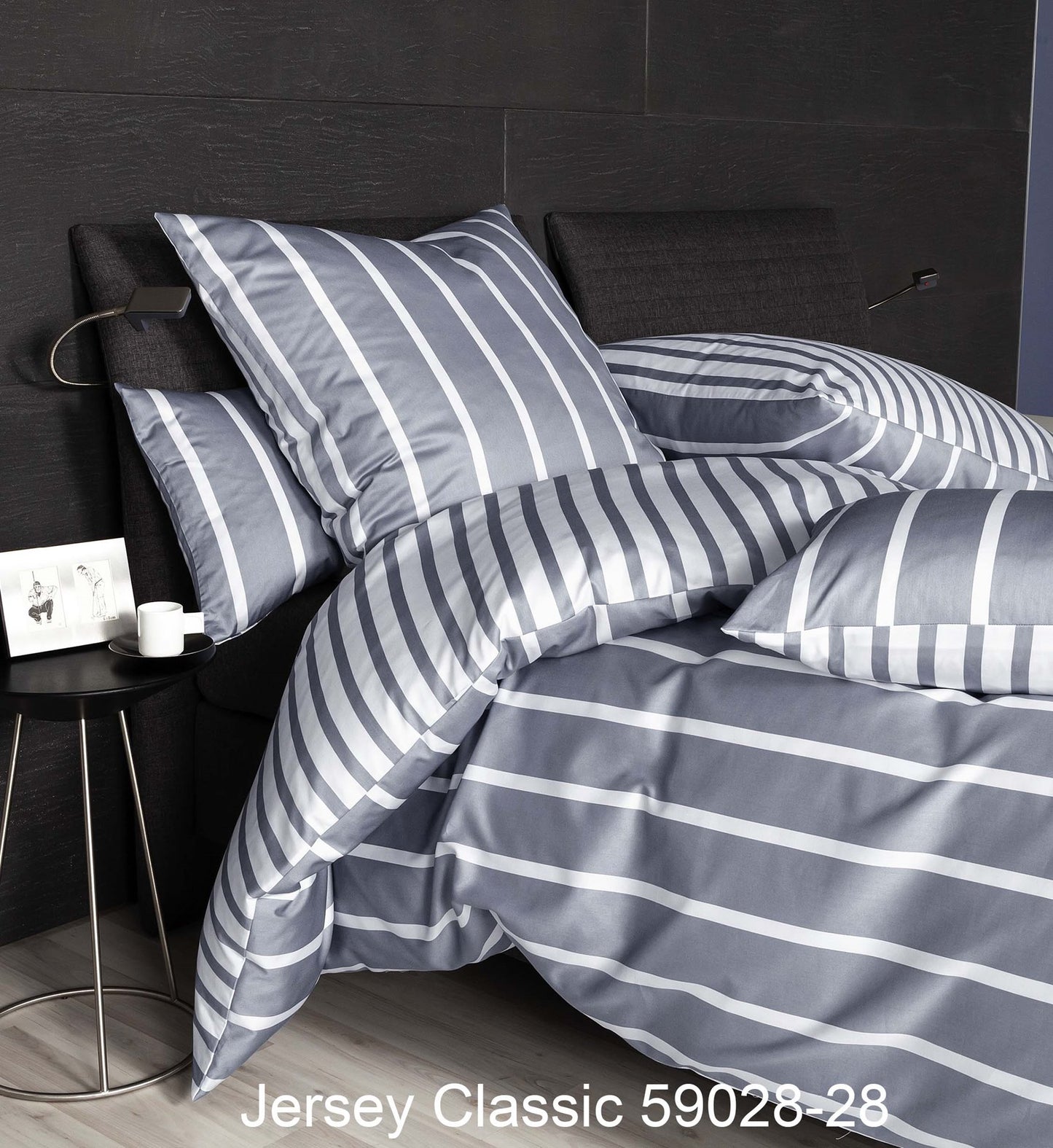 Janine Interlock-Jersey Bettwäsche JERSEY CLASSIC 59028 platin