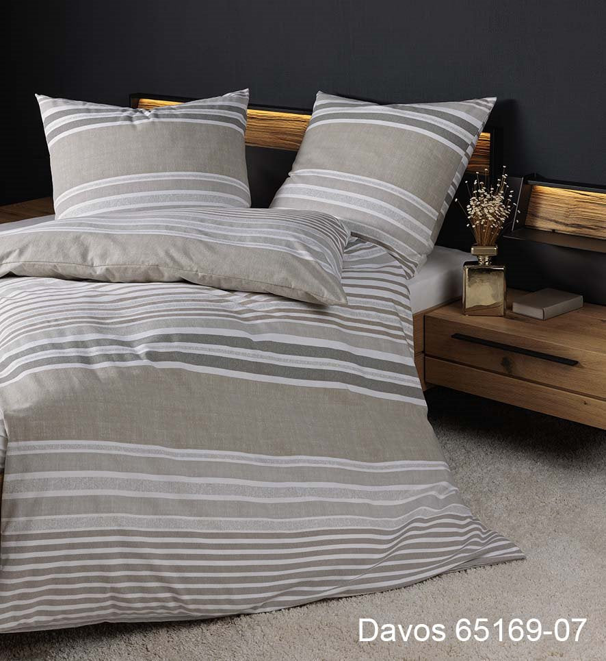 Janine Feinbiber Bettwäsche DAVOS 65169 sand