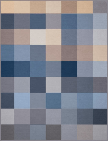 Biederlack Wohn- und Kuscheldecke "Blue Woven" 150x200 cm