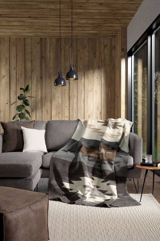 Biederlack Wohn- und Kuscheldecke "Pure Ethno" – 150 x 200 cm