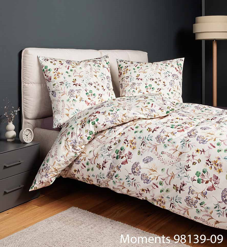 Janine Mako-Satin Bed Linen moments 98110 natural grey
