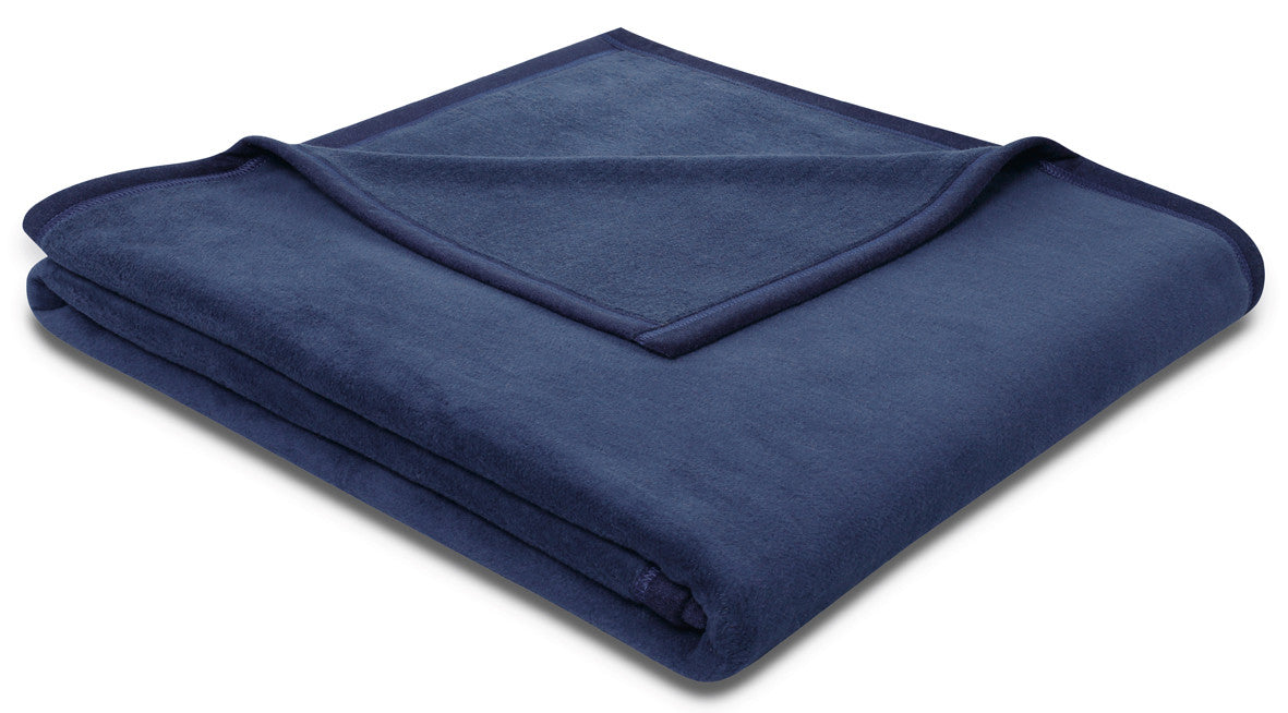 Biederlack Wohn- und Kuscheldecke azur "Cotton Sense" 150x200 cm