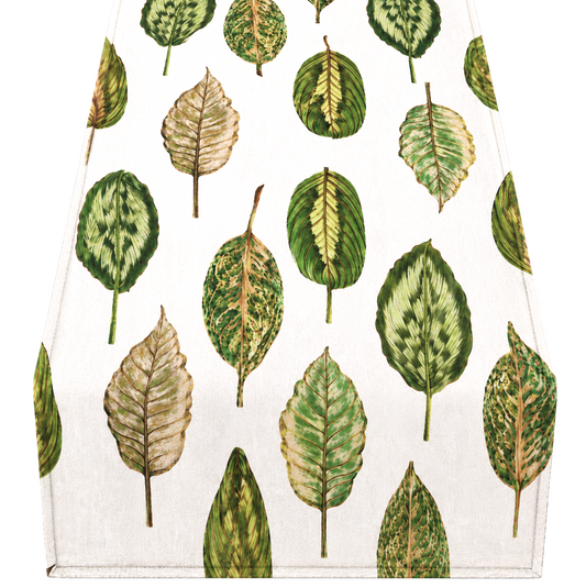 Sprügel Malmo Leaves Laubblätter Tischläufer 50x150