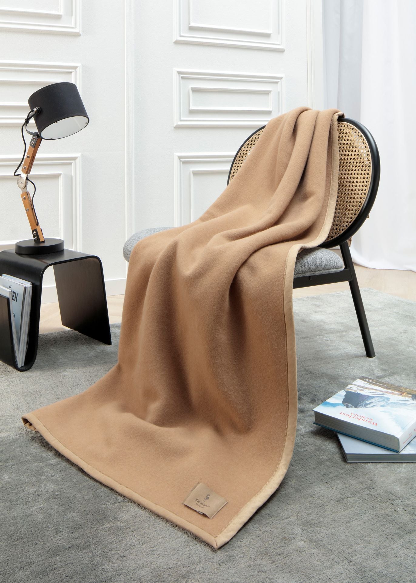 Biederlack Edle Wohn- und Kuscheldecke ''Cammello'' 150x200 cm