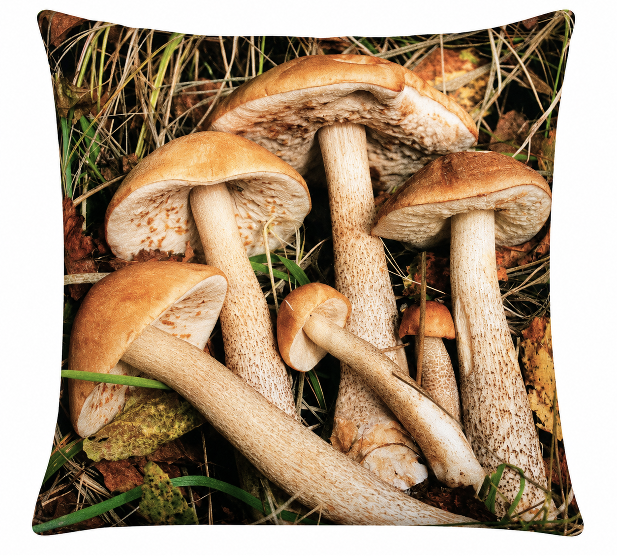 Hossner Kissenbezug Herbst Pilze Wald 45x45 (1St vorhanden)