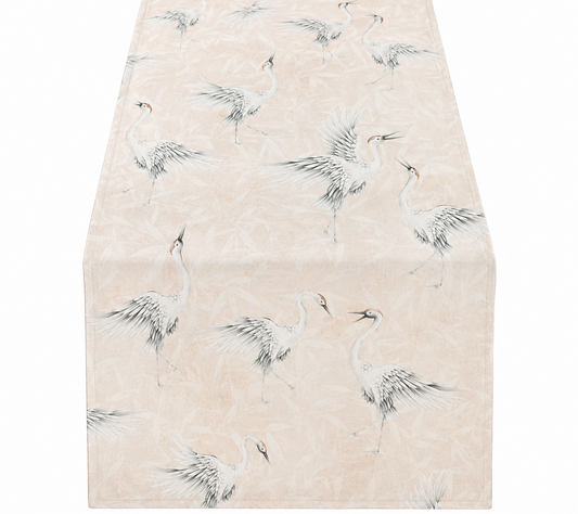 Sprügel Tischband Kyoto Bird Kranich 40x180 cm
