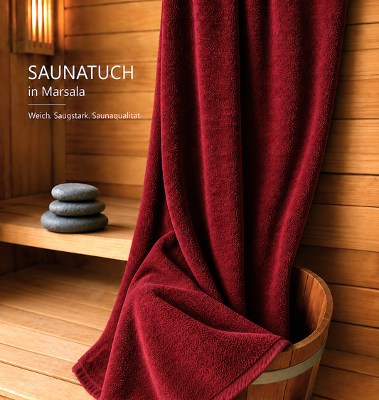 Ross Wellnes Saunatuch Badetuch 4004 marsala 80x200