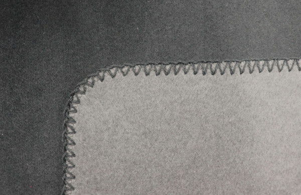 Biederlack Wohn- und Kuscheldecke"Double Face",anthrazit-graphit, 150x200 cm