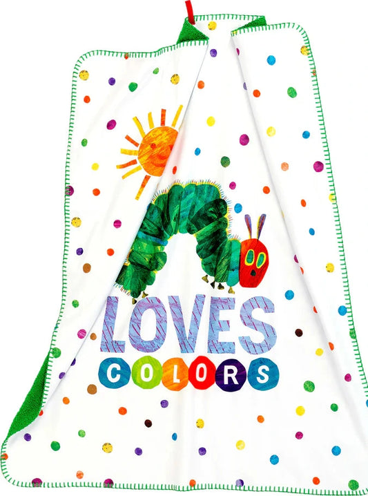 Smithy Decke Raupe Nimmersatt Loves Colors  75 x 90