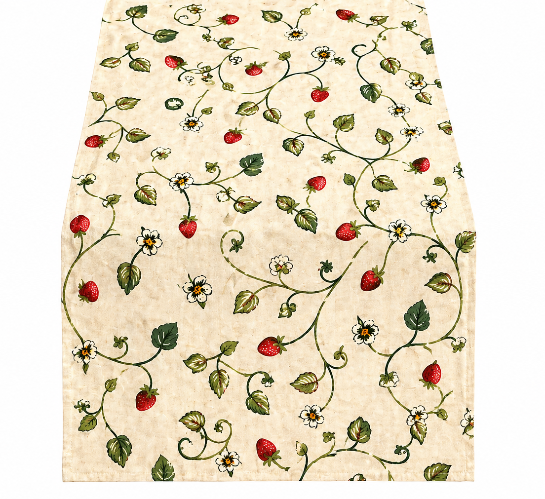 Sprügel Strawberry Tischläufer 40x90 cm und 50x150 cm