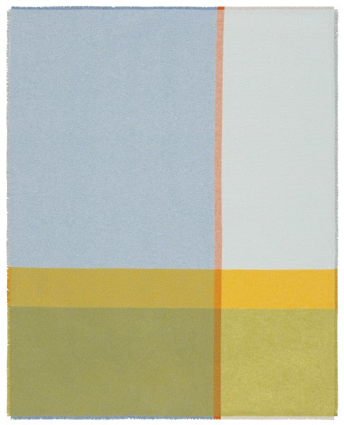Biederlack Fransenplaid "Great Blue" Mehrfarbig, 130x170 cm