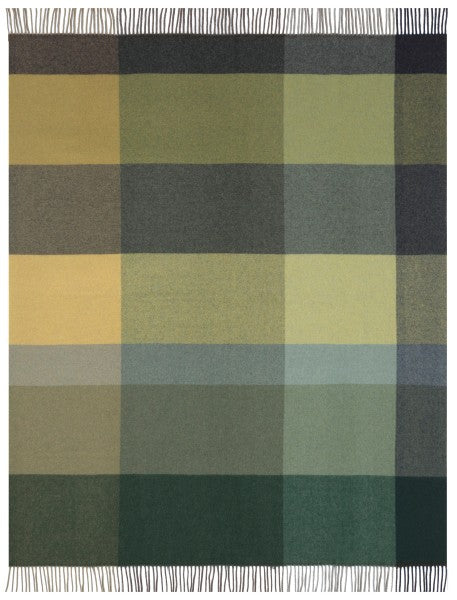 Biederlack Kaschmir-Plaid "Pleasant ",Green, 130x170 cm