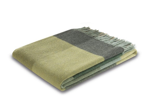 Biederlack Kaschmir-Plaid "Pleasant ",Green, 130x170 cm