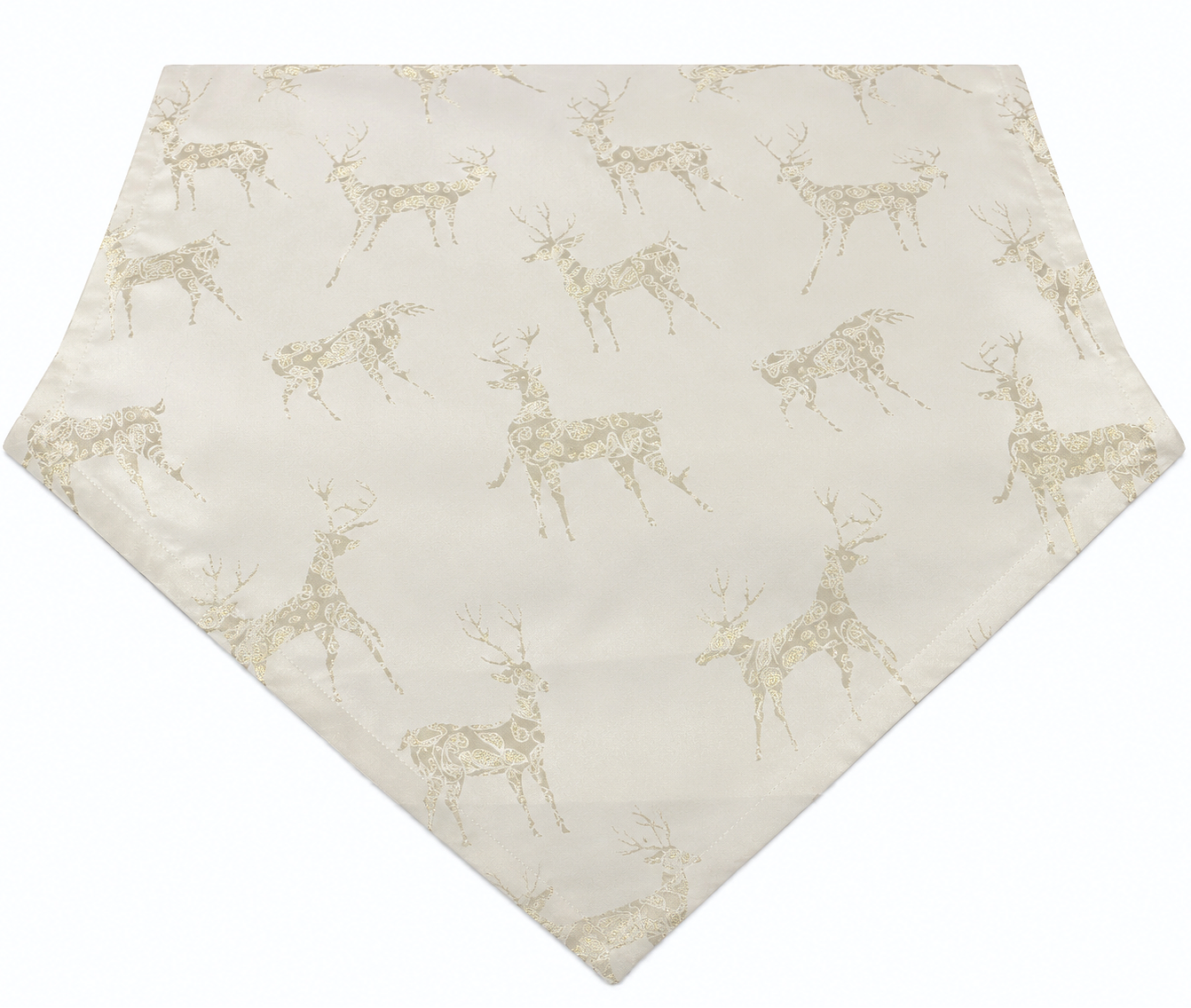 Sprügel Mitteldecke Hirsche gold 110x110 cm Weihnachten (1 St)
