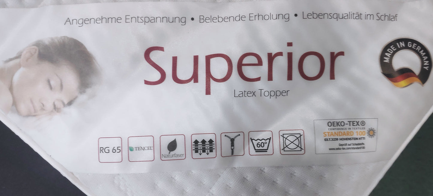 Topper Superior Latex - Härtegrad medium