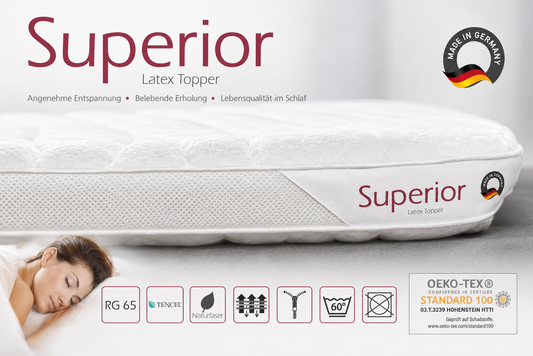 Dayco Topper Superior 90 % Naturlatex Härtegrad medium