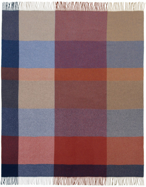 Biederlack Kaschmir-Plaid "Pleasant" mehrfarbig, 130x170 cm