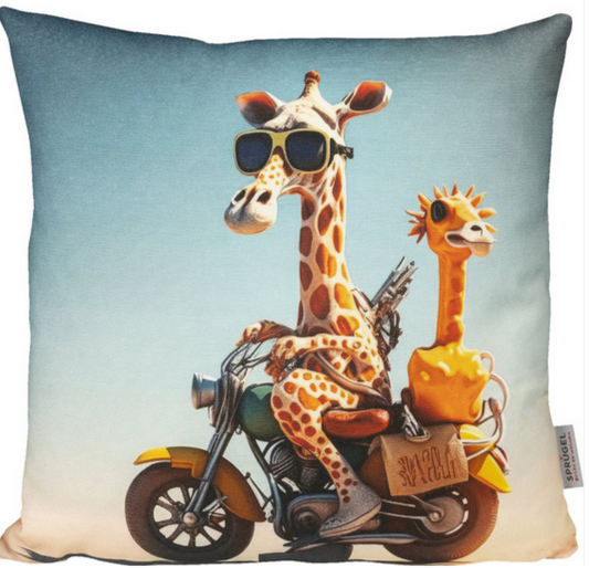 Kissenhülle Sprügel Giraffe Safari  45x45 cm