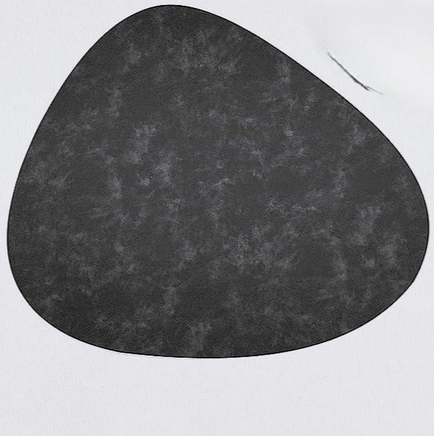 Platzset Waschleder Optik Tischset  Aimy anthrazit Hossner (1 Set vorh.)