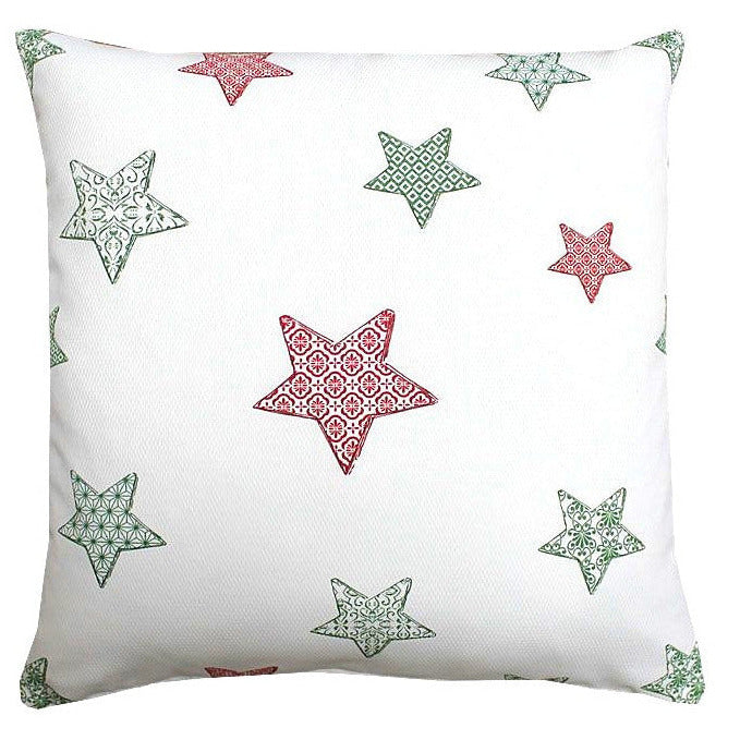 Kissenbezug Tischläufer Sterne bunt weihnachten (je 1St)