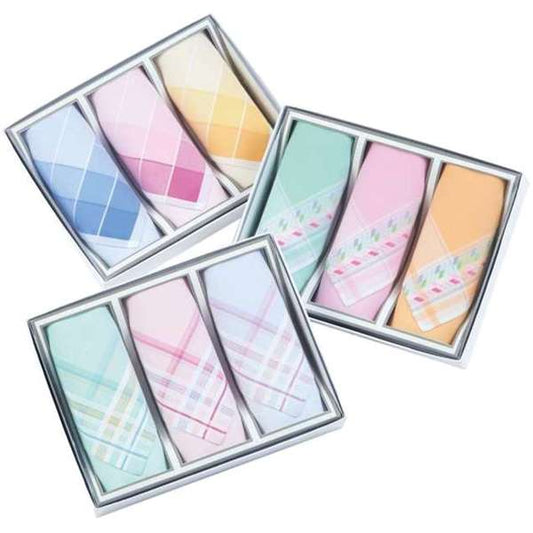 Stuco Damen Taschentücher Ute 3er Packung ca 30x30 cm