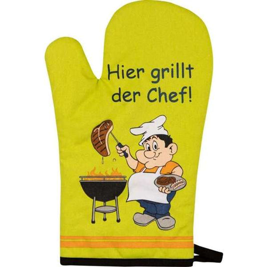 Hizebeständiger Grillhandschuh für Chefgriller, ca. 18x28 cm - Stuco - (PSA) Ofenhandschuh