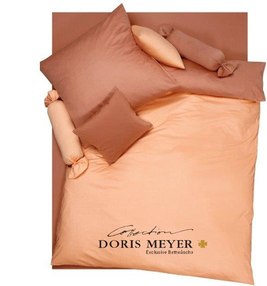 Doris Meyer Interlock Jersey Bettwäsche Milano 3009 apricot terra