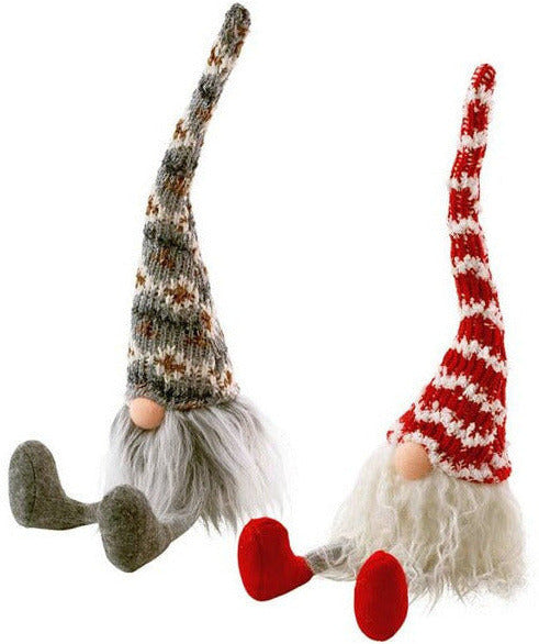 Weihnachten Deko Filz Wichtel Florian Strickmütze  Höhe ca 40 cm (je 1 St)