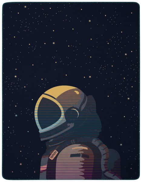Biederlack Kinder- und Jugenddecke "Astronaut", mehrfarbig, 150x200 cm