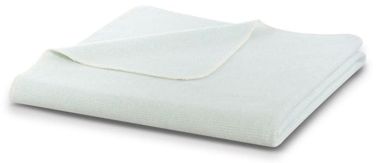 Biederlack Wohn- und Kuscheldecke aqua "Pearl" 150x200 100% Baumwolle