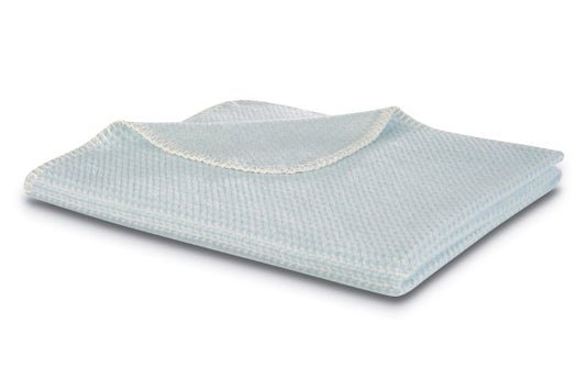 Biederlack Babydecke "Cotton" Blue 100% Baumwolle, Größe 75x100 cm