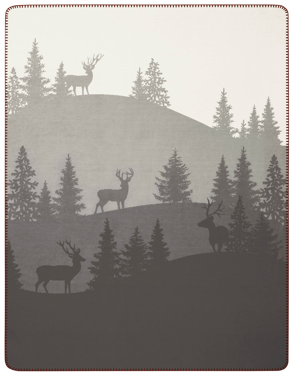 Biederlack Wohn-und Kuscheldecke "Deerlight", beige,grau 150x200 cm