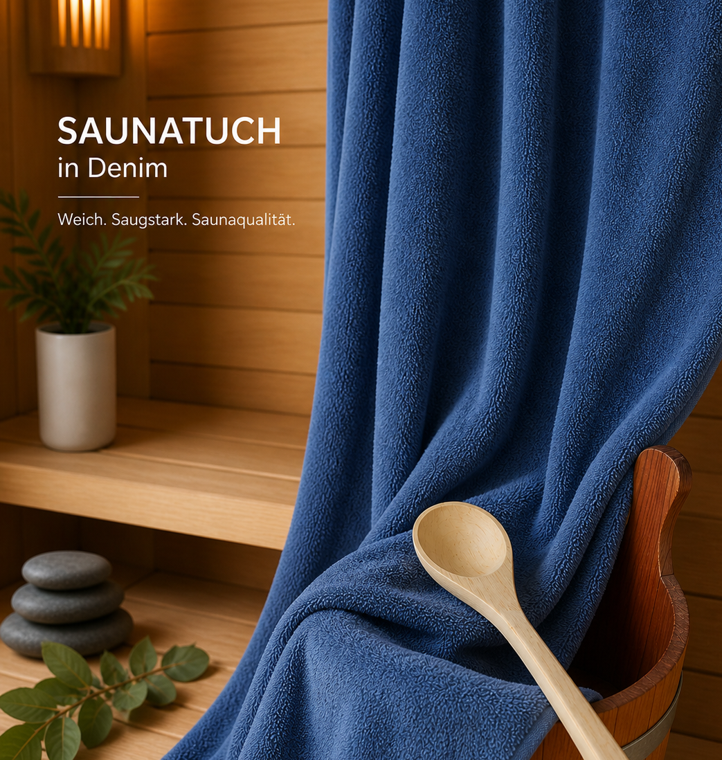 Ross Wellnes Saunatuch Badetuch 4004 denim 80x200