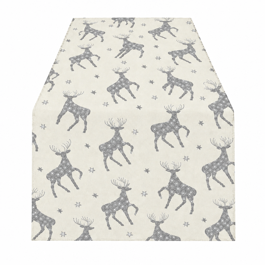 Sprügel Table Runner 50x150 cm grey silver deer