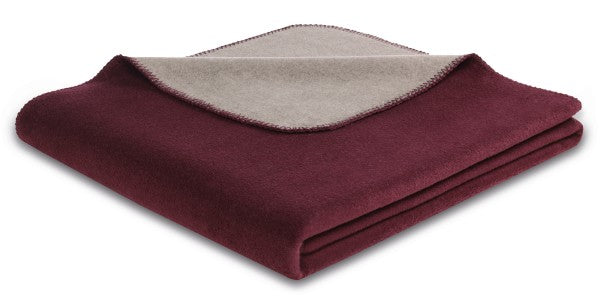 Biederlack Wohn- und Kuscheldecke"Double Face",feige-taupe, 150x200 cm
