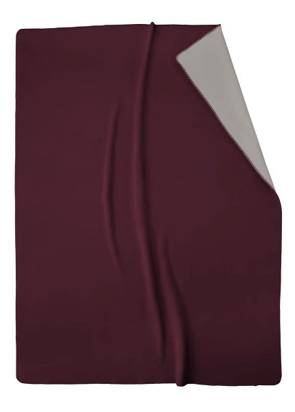 Biederlack Wohn- und Kuscheldecke"Double Face",feige-taupe, 150x200 cm