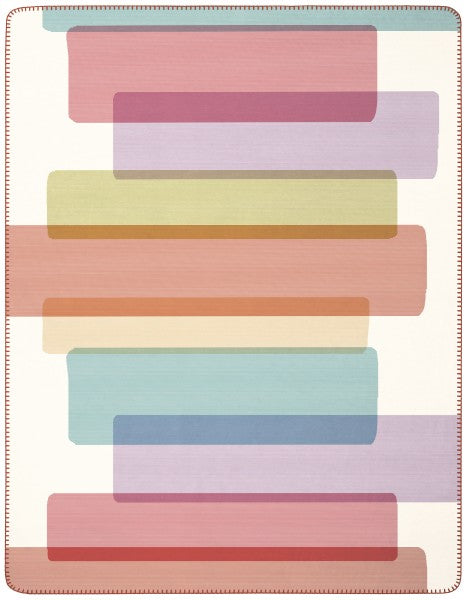 Biederlack Wohn- und Kuscheldecke"Floating Forms", mehrfarbig, 150x200 cm