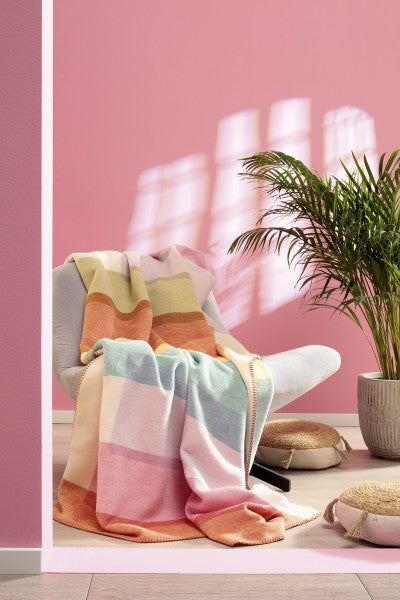 Biederlack Wohn- und Kuscheldecke"Floating Forms", mehrfarbig, 150x200 cm