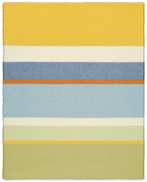 Biederlack Fransenplaid "Fresh Stripe" Mehrfarbig, 130x170 cm